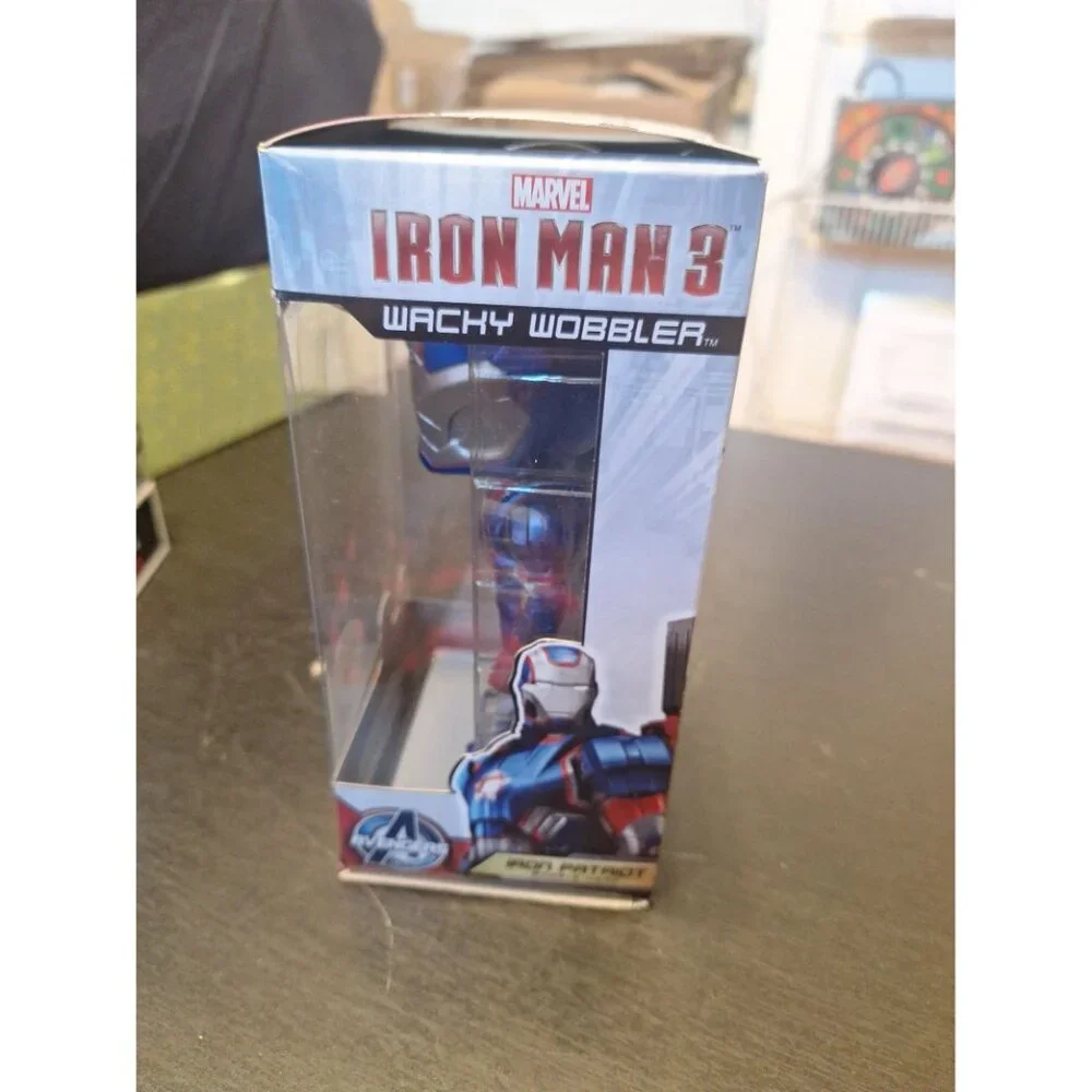 Funko Wacky Wobbler Iron Patriot Bobble Head Iron Man 3 Avengers